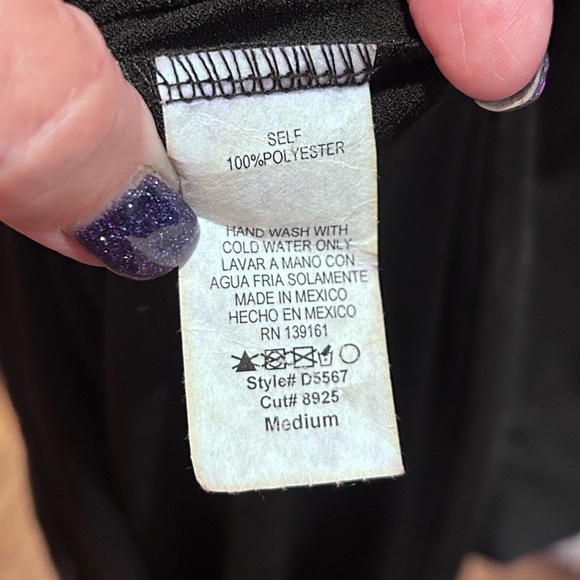 NWT Beeson River Black Women’s Maxi Dress Size Medium - Picture 5 of 7